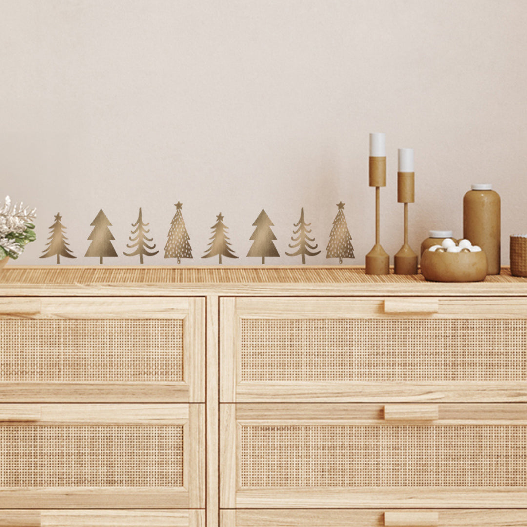 Mini Christmas Tree Wall Decals