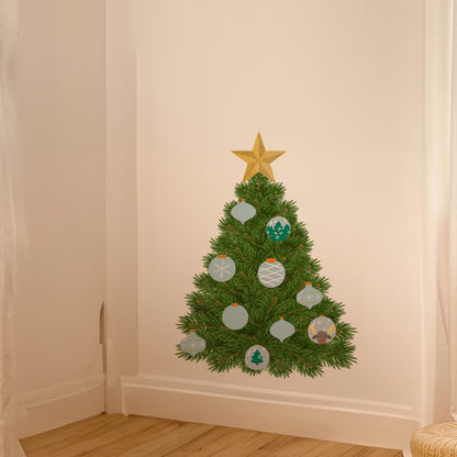 Decorate your Christmas Tree Wall Decals: Classic