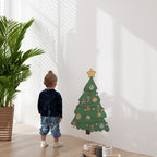 Decorate your Christmas Tree Wall Decals: Retro