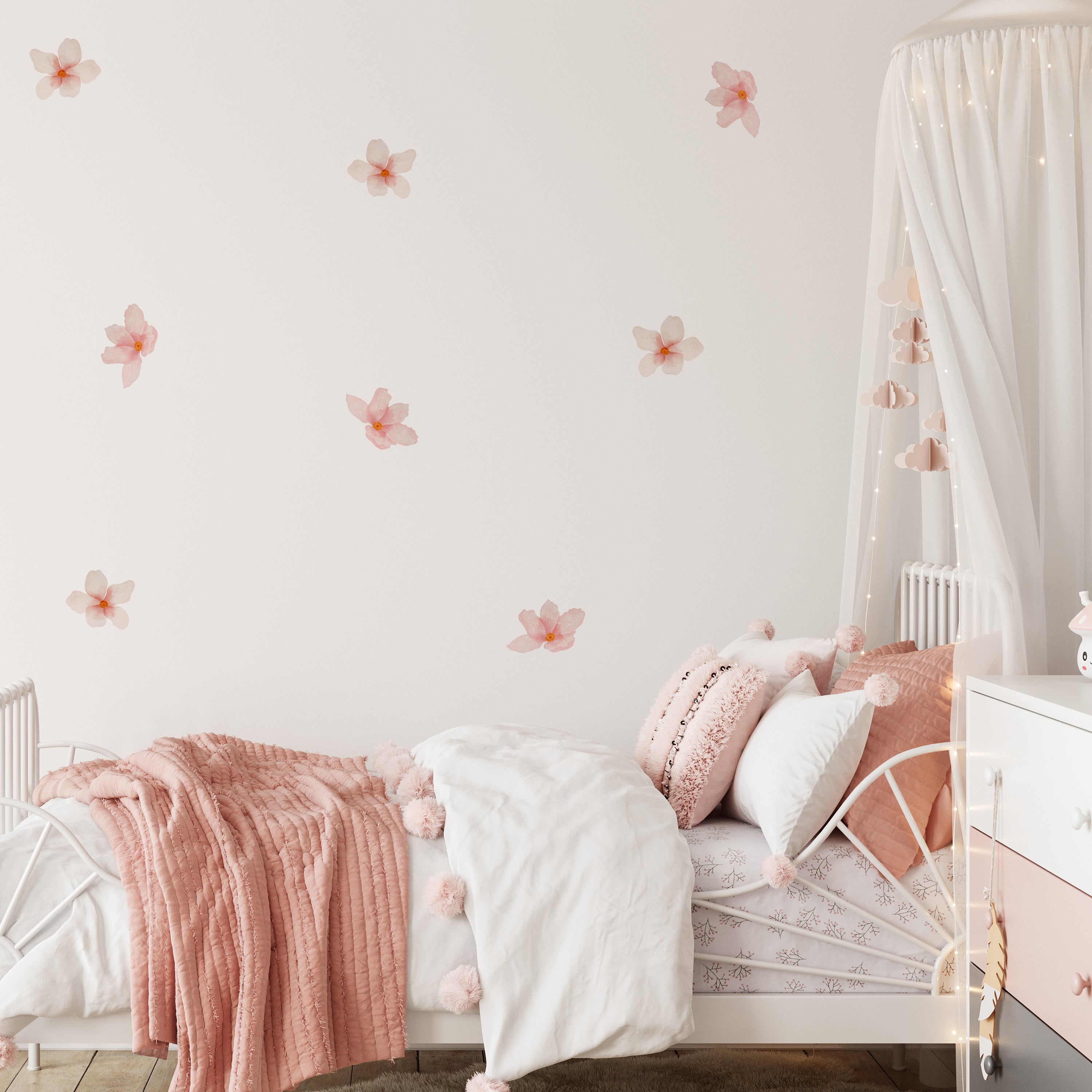 Cherry Blossom Flower Wall Decals