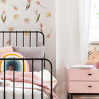 Dainty Delicate Flowers Wall Decals