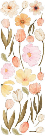 Dainty Delicate Flowers Wall Decals