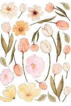 Dainty Delicate Flowers Wall Decals