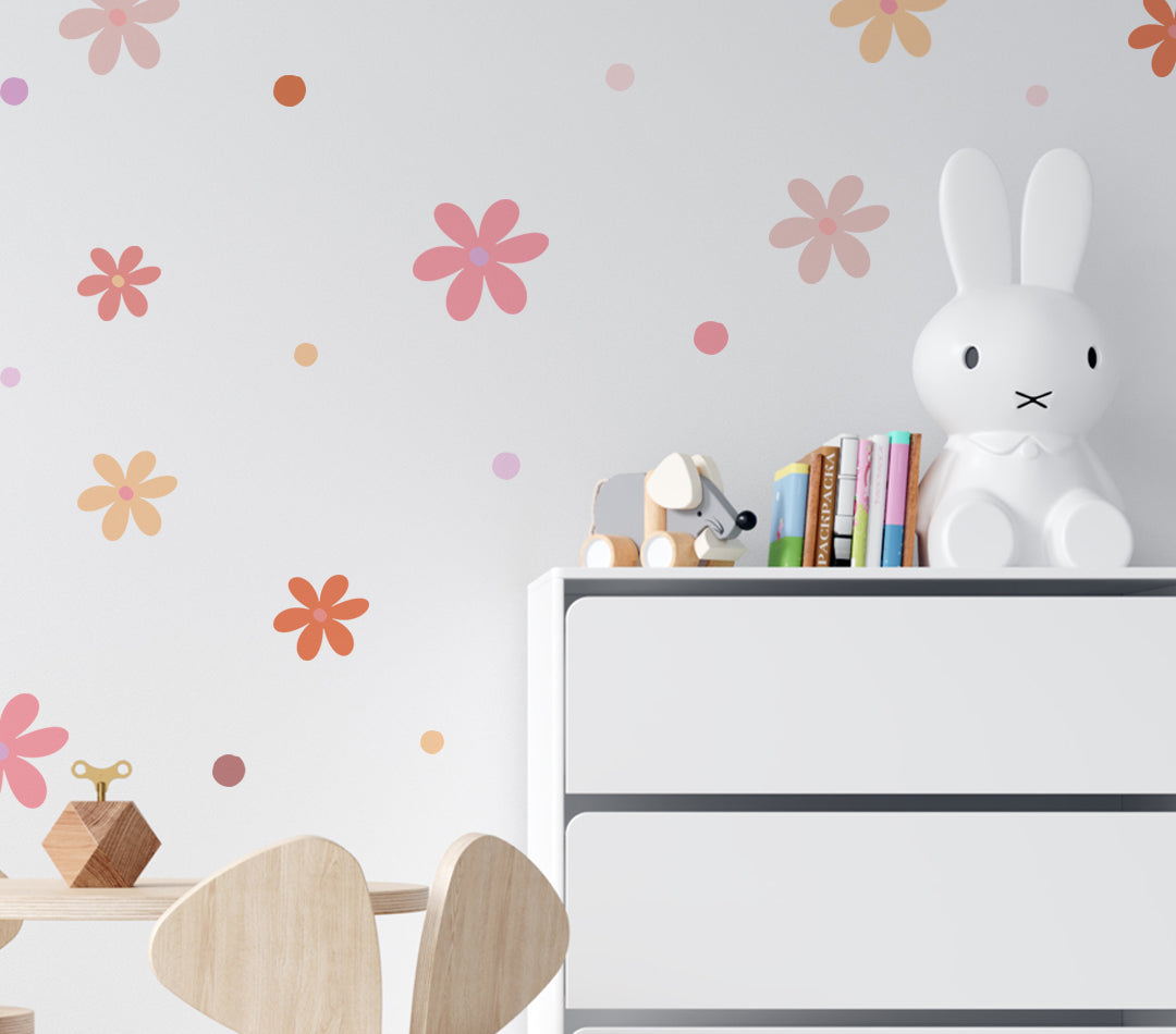 Candy Flowers Wall Decals