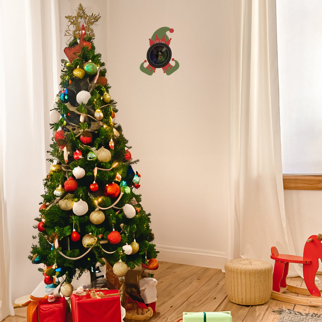 Christmas Elf Cam Wall Decal
