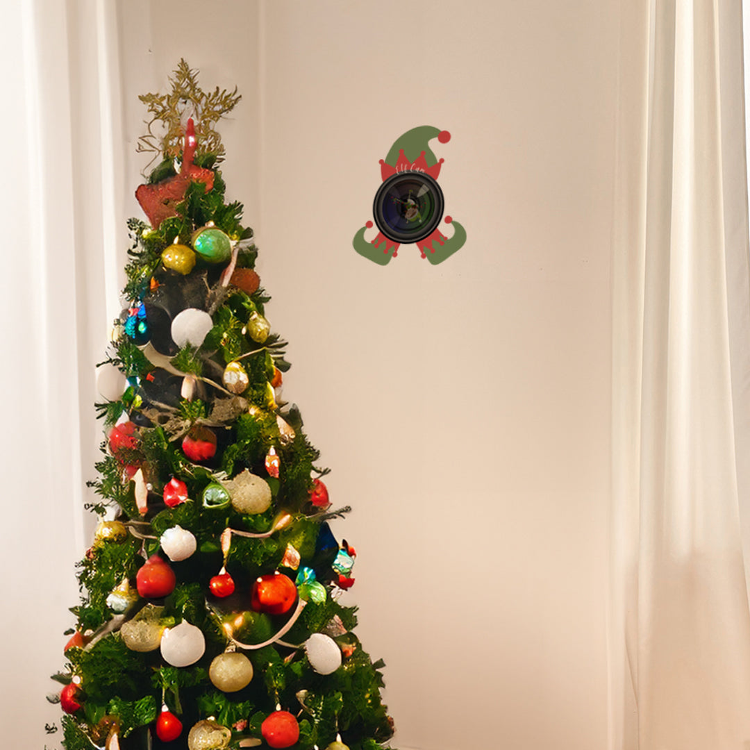 Christmas Elf Cam Wall Decal