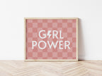 Girl Power Checkered - Digital & Physical Print