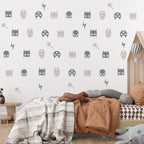Superhero Mask Wall Decals