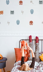 Superhero Mask Wall Decals