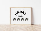 Personalised Monster Truck Name Print - Digital & Physical Print