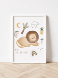 Lion animal Wall Print