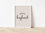 Long Live Boyhood Boys Print - 3 colours - Digital & Physical Portrait