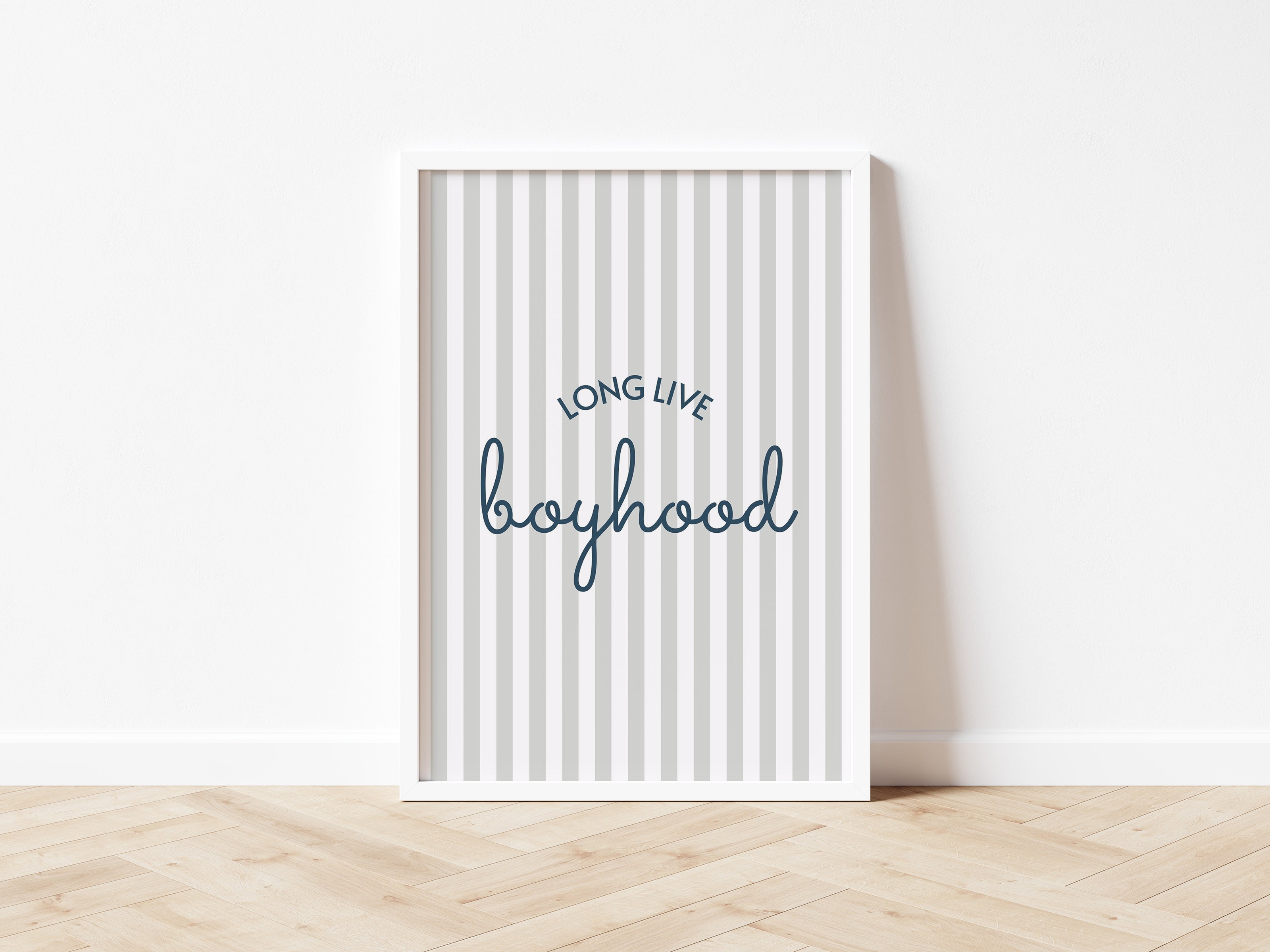 Long Live Boyhood Boys Print - 3 colours - Digital & Physical Portrait