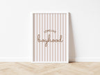 Long Live Boyhood Boys Print - 3 colours - Digital & Physical Portrait
