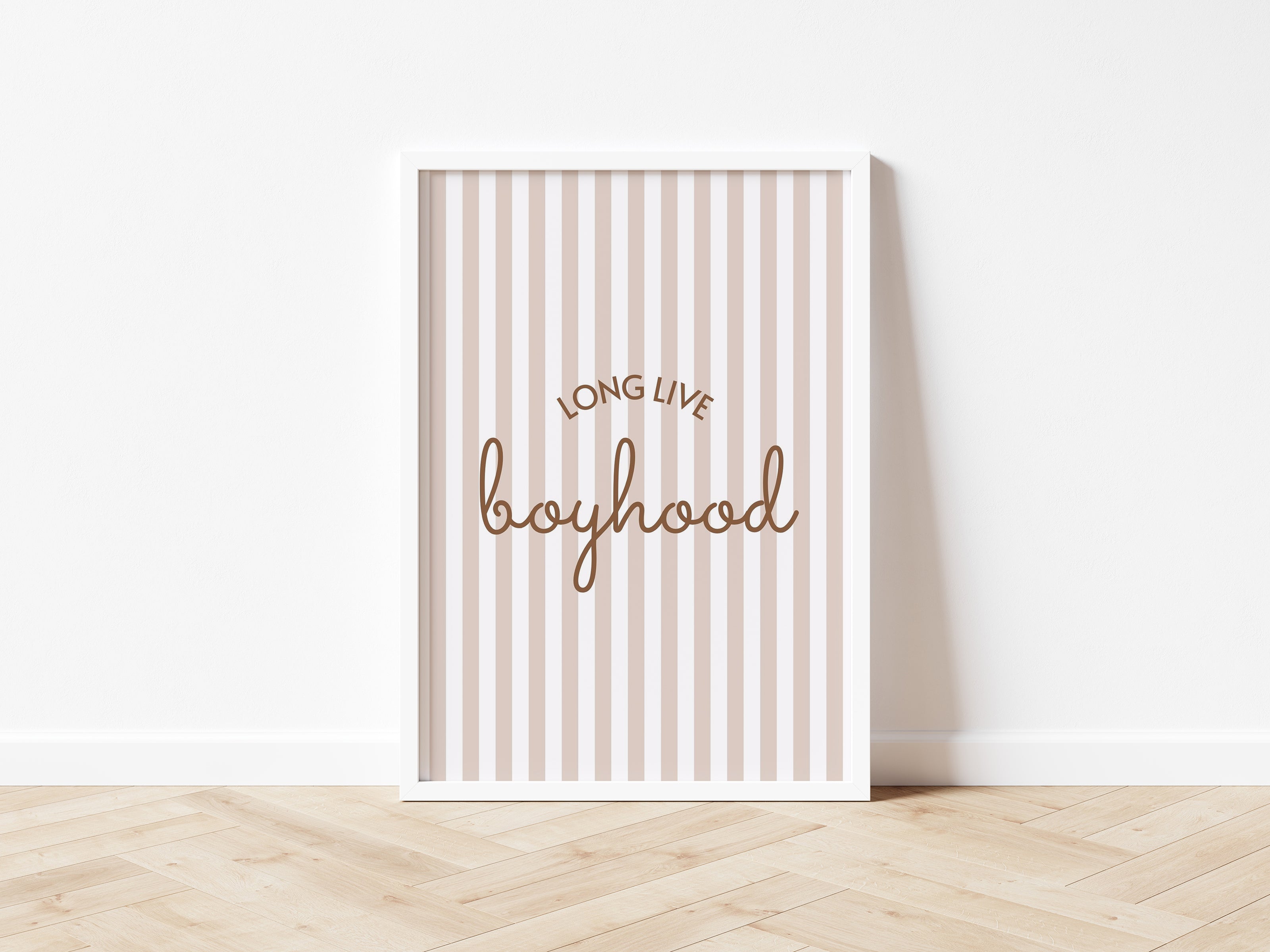 Long Live Boyhood Boys Print - 3 colours - Digital & Physical Portrait