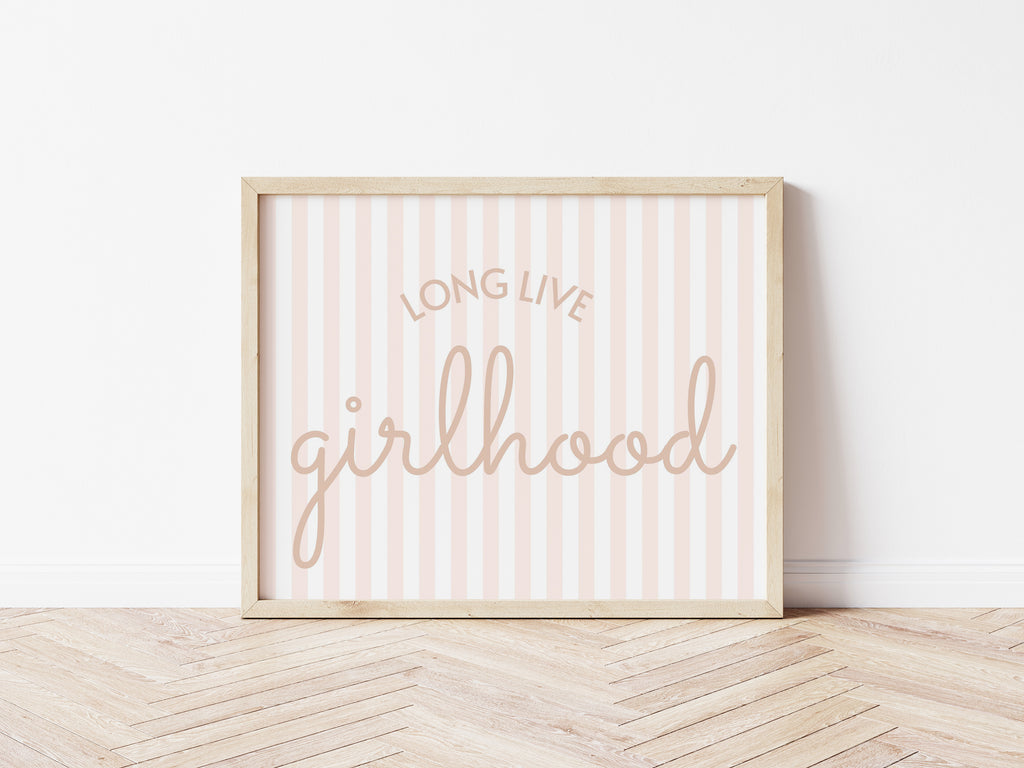 Long Live Girlhood girls print - 2 Colours - Digital & Physical Print
