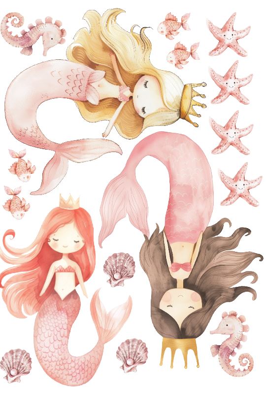 Mermaid Wall Decals