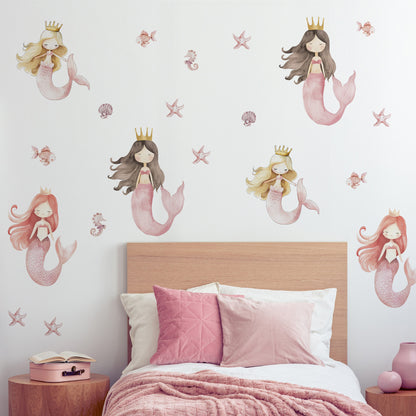 Mermaid Wall Decals