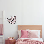 Gingham Shaka Wall Decals