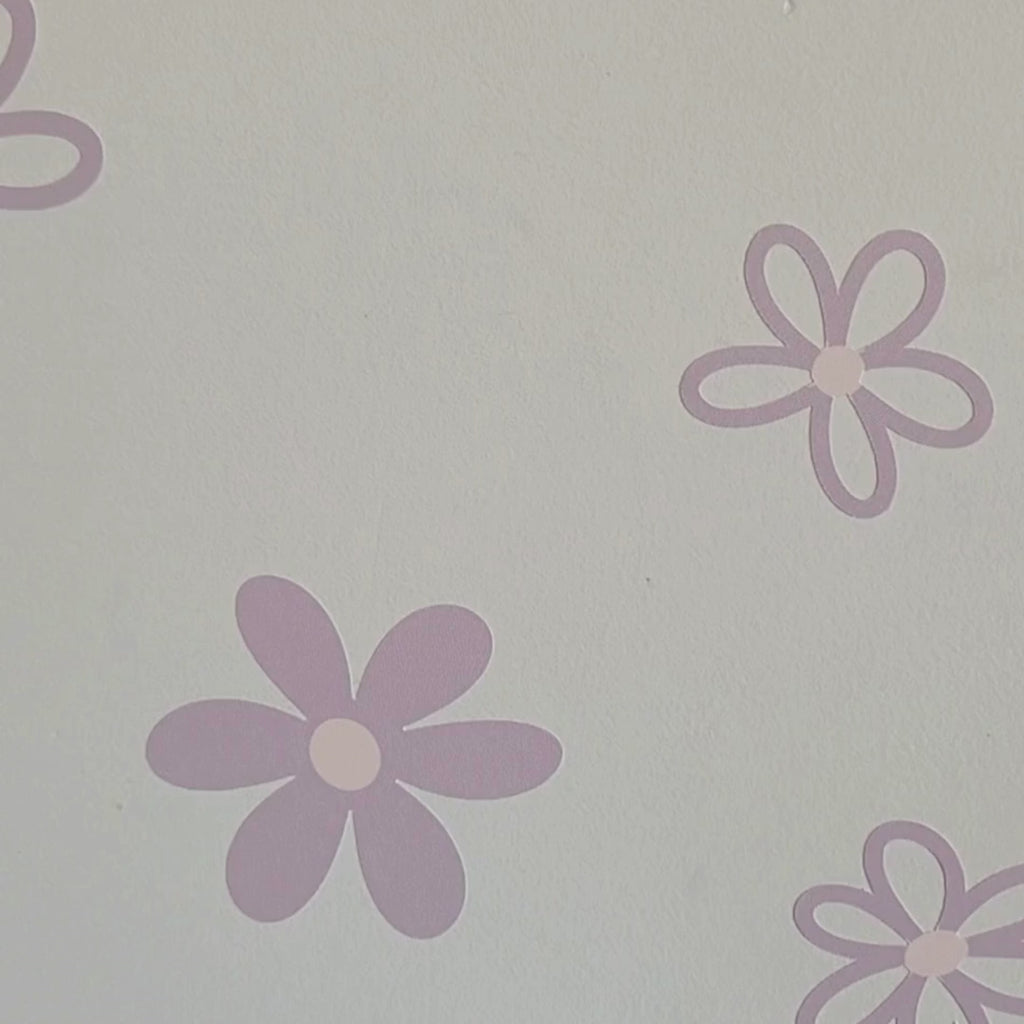 Blushing Pink Flowers Wall Decals