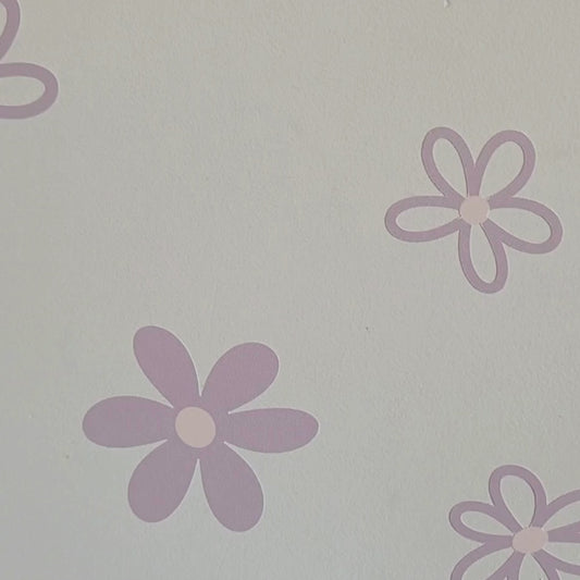 Blushing Pink Flowers Wall Decals