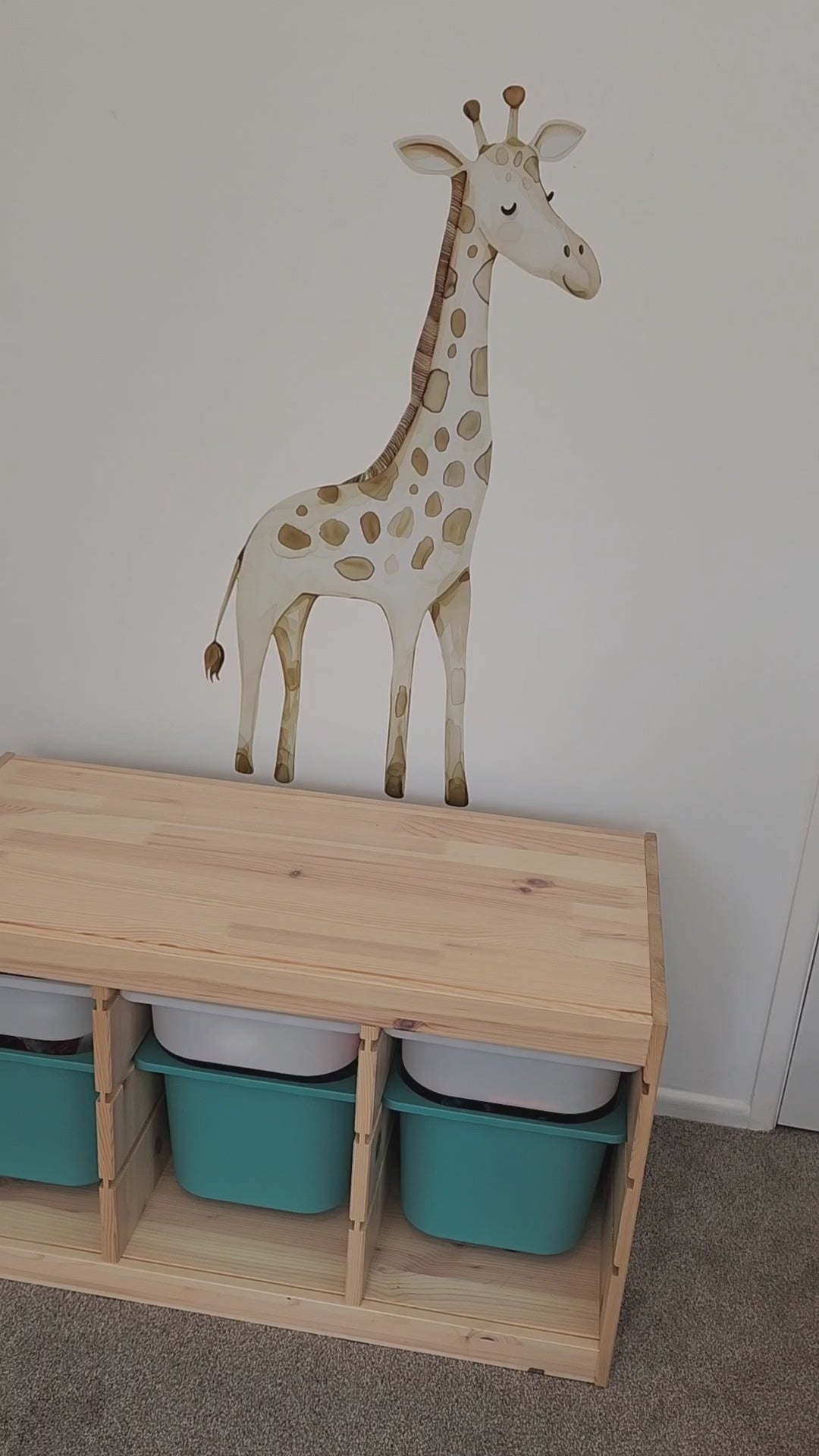 Jumbo the Giraffe Wall Decal