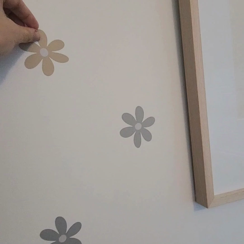 Pastel Daisies Wall Decals