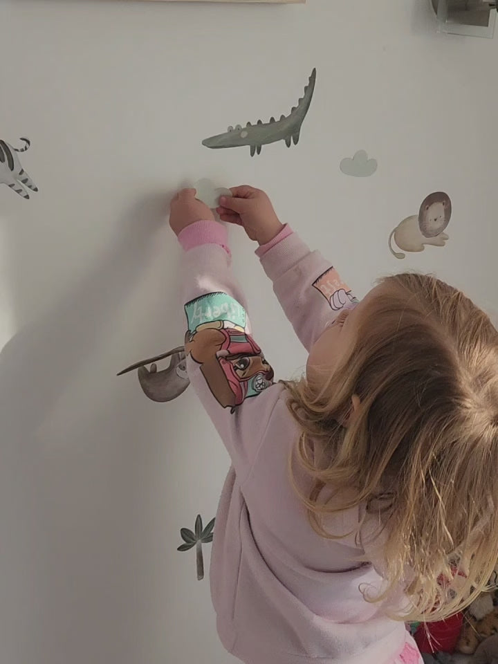 Safari Animals 2.0 Wall Decals
