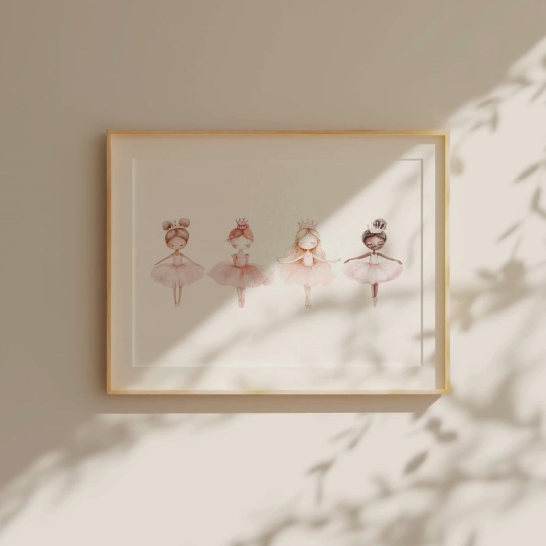 Ballerina Lineup Print (Digital and Physical)
