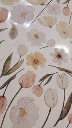 Dainty Delicate Flowers Wall Decals