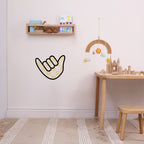 Gingham Shaka Wall Decals