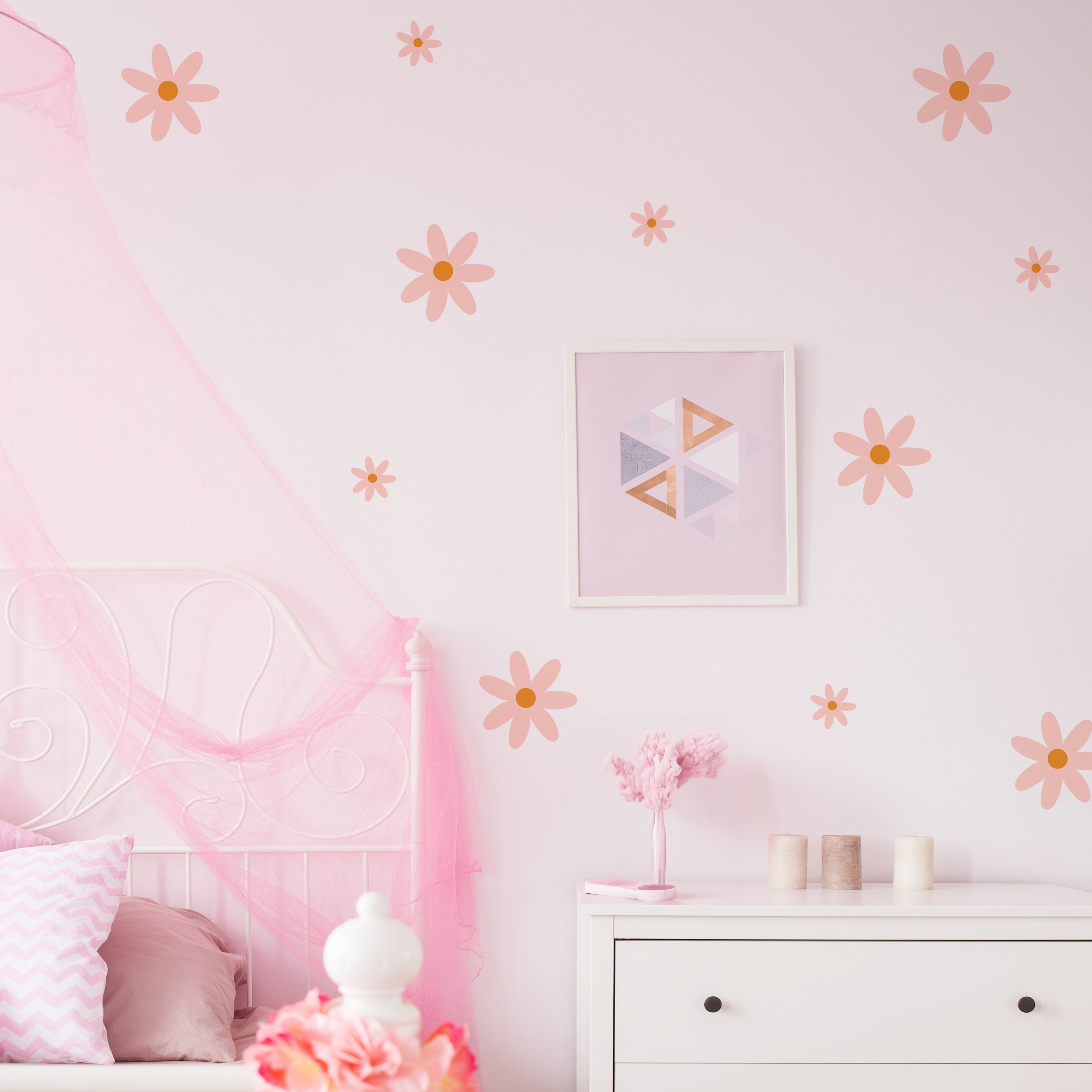 Simple Daisies Wall Decals