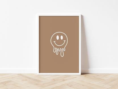 Drippy Smiley Face 4 colours