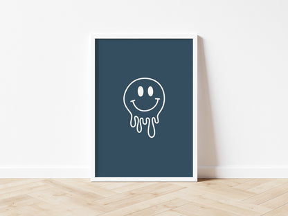 Drippy Smiley Face 4 colours