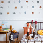 Superhero Mask Wall Decals