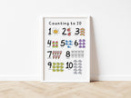 1 to 10 I can count numbers - Digital & Physical Print