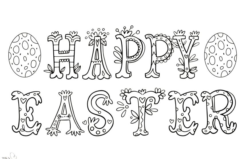 Free Easter Colouring Pages: Very cool picture