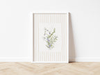 Butterfly Lilac Botanical Print - Digital & Physical Print