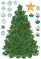 Decorate your Christmas Tree Wall Decals: Classic